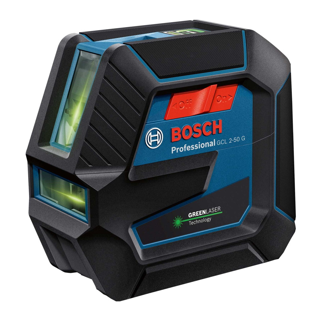 Лазерний нівелір Bosch GCL 2-50 G, до 15м, 0.3мм/м, з штативом BT 150, тримачем RM 10, чохол (0.601.066.M01) - зображення 1