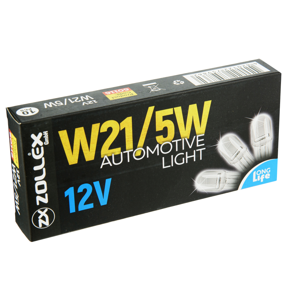 Автолампа Zollex W21/5W 12V - зображення 2