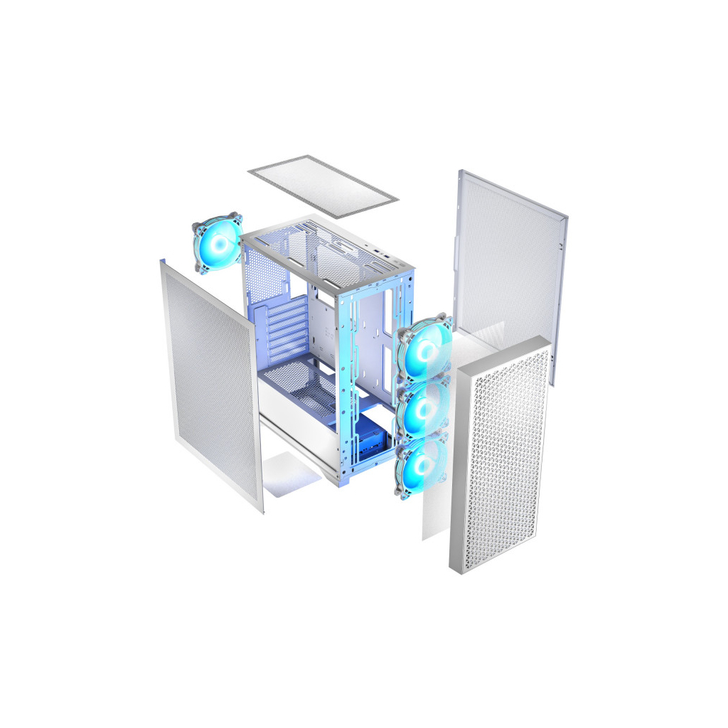Корпус для ПК Logic concept DART PRO ARGB WHITE (AT-DART-PRO-ARGB-20) - зображення 5
