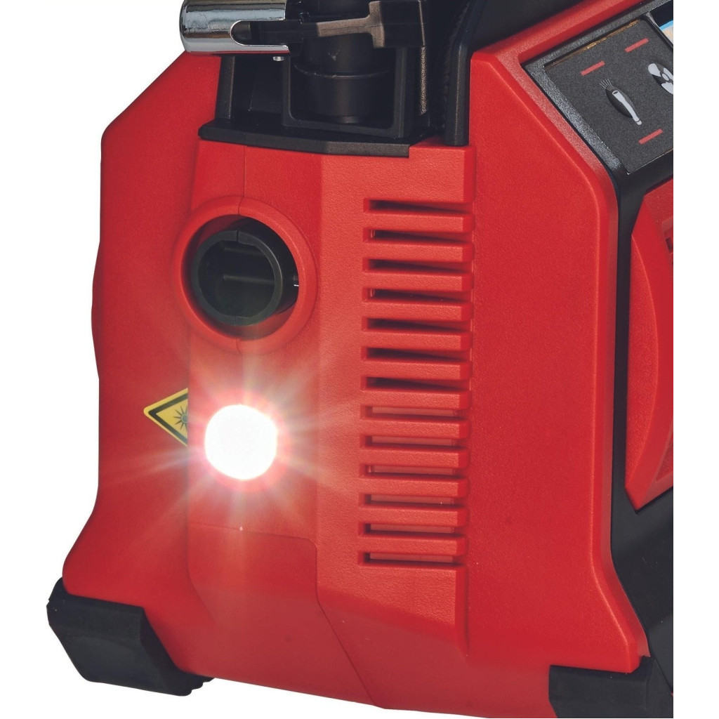 Автомобільний компресор Einhell гібридний PRESSITO 18/25 Hybrid, PXC, 230/18В, 11бар, 25л/хв, можливість всмоктування, шланг 710 (4020430) - зображення 8