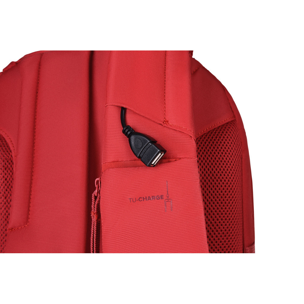 Рюкзак для ноутбука Tucano 16" Bravo Red (BKBRA-R) - зображення 15