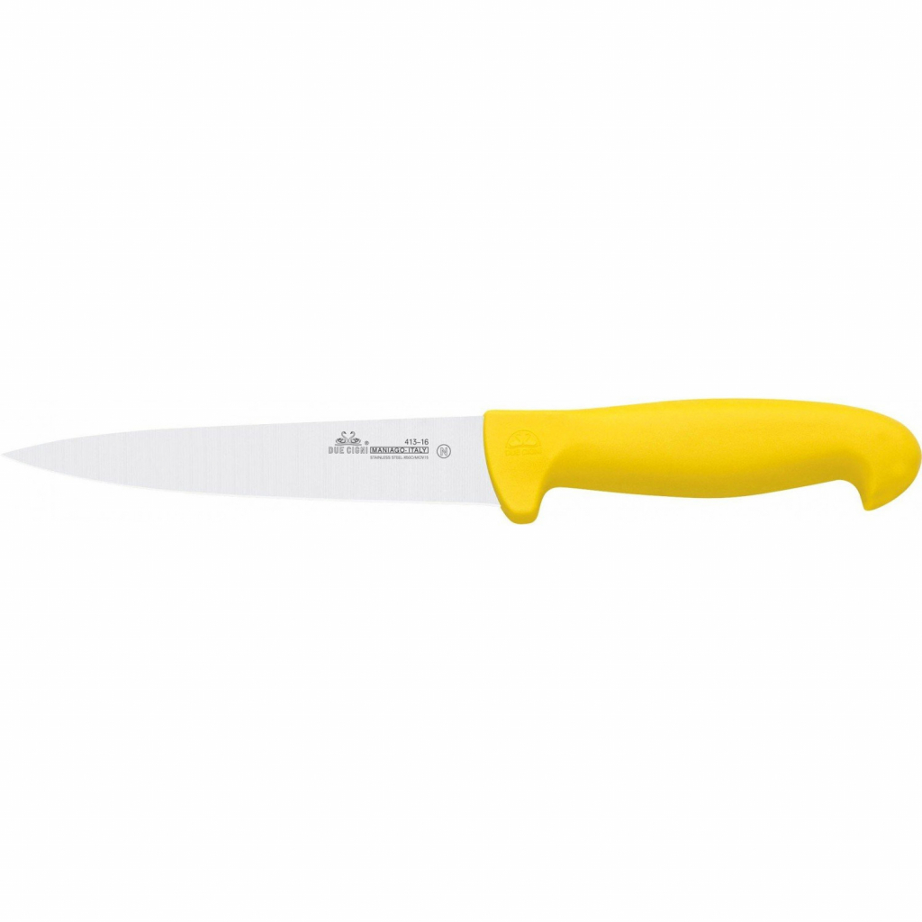 Кухонний ніж Due Cigni Professional Boning Knife 413 160 mm Yellow (2C 413/16 NG) - зображення 1