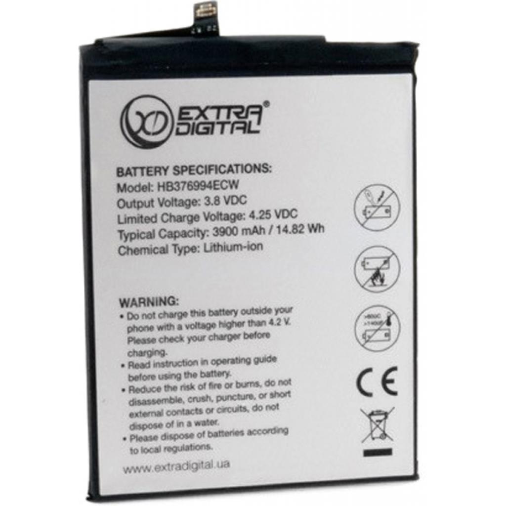 Акумуляторна батарея Extradigital Huawei Honor V9 3900 mAh (BMH6474) - зображення 1