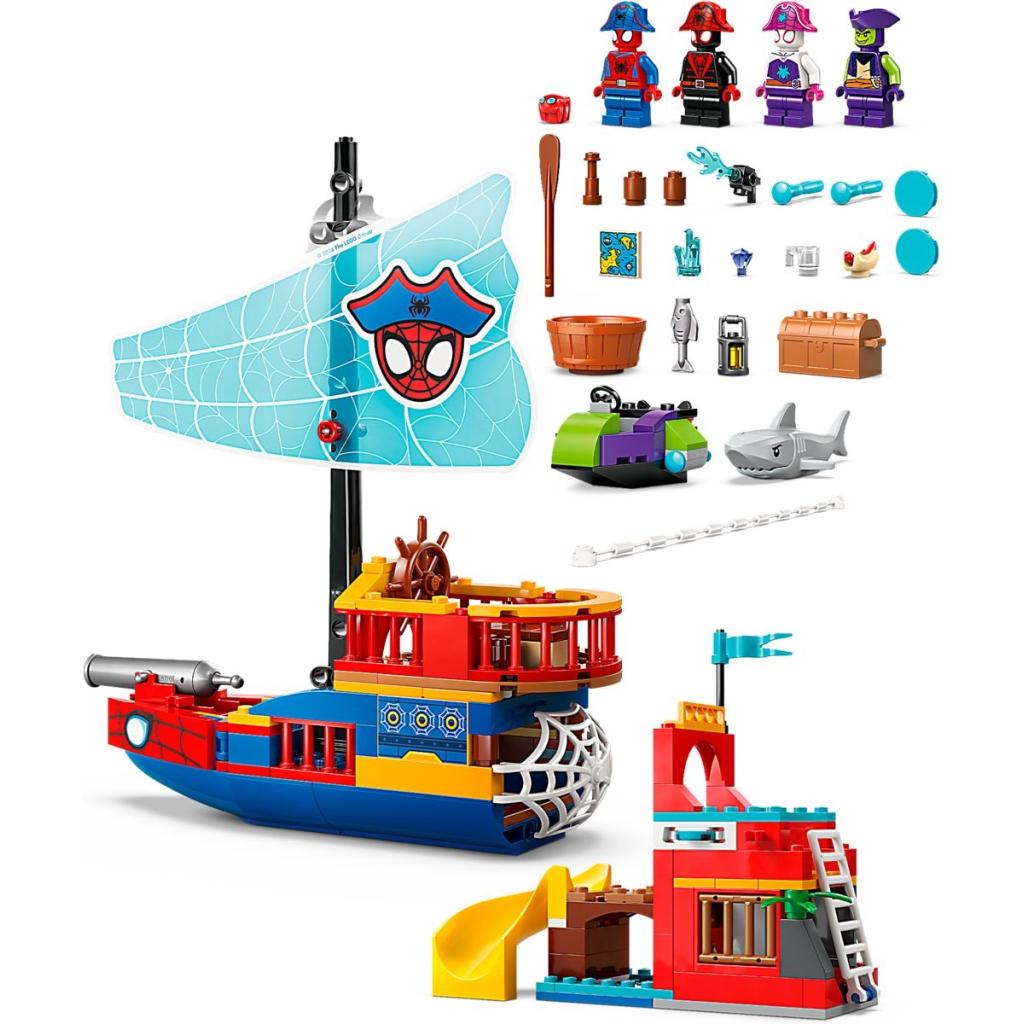 Конструктор LEGO Spidey Піратський корабель команди Павука (11208-) - зображення 6