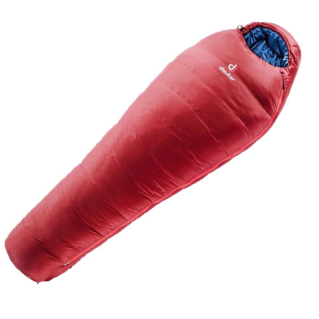 Спальний мішок Deuter Orbit -5 L Left Cranberry-Steel (3701718 5316 1) - зображення 1