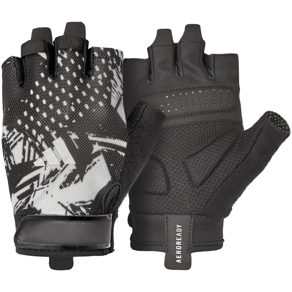 Рукавички для фітнесу Adidas Essential Training Gloves ADGB-15000AB чорний, сірий XS (885652027700) - зображення 1