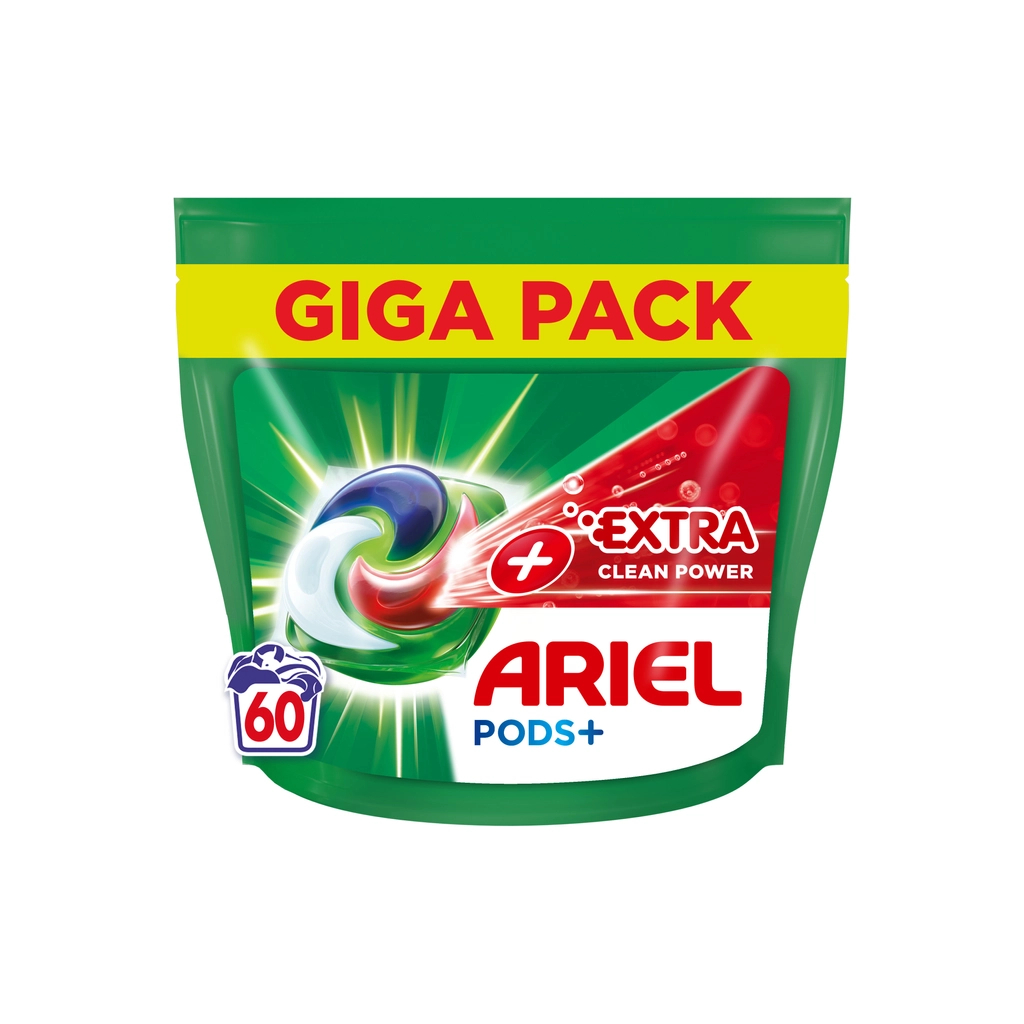 Капсули для прання Ariel Pods All-in-1 + Сила екстраочищення 60 шт. (8001090804969) - зображення 1