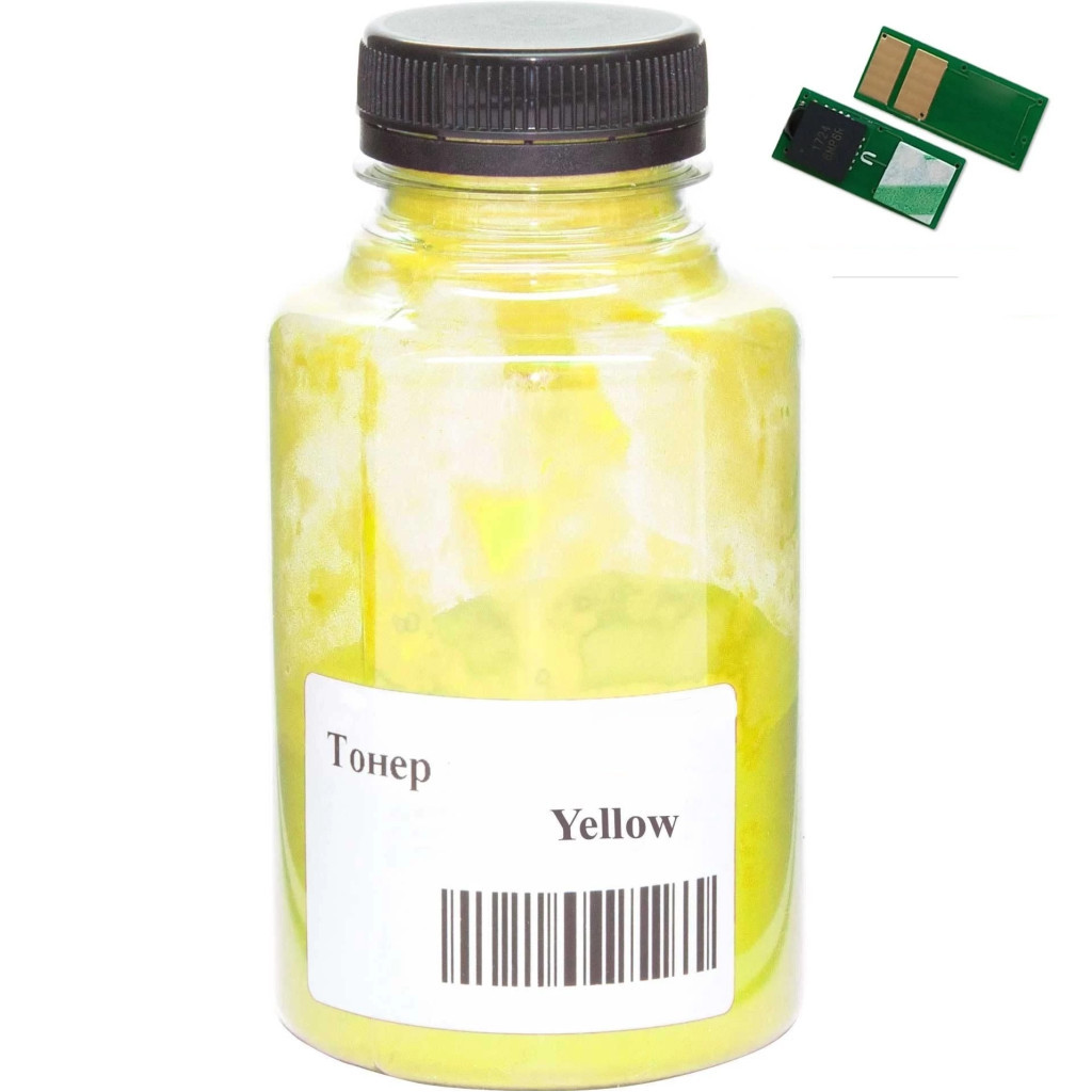 Тонер AHK Canon LBP-650/MF-730 70г 2.3K Yellow + chip (3203709) - зображення 1