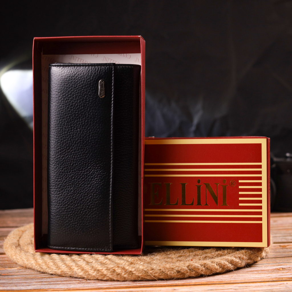 Гаманець Canpellini З натуральної шкіри Чорний (21625) - зображення 10