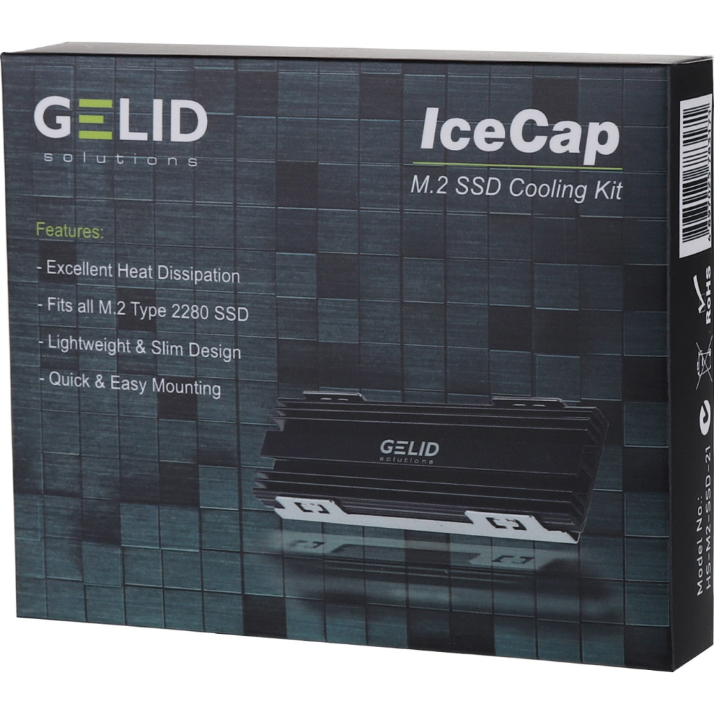 Радіатор охолодження Gelid Solutions IceCap M.2 SSD Cooler (HS-M2-SSD-21) - зображення 5