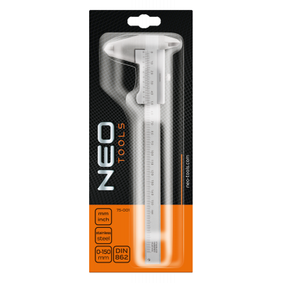 Штангенциркуль Neo Tools с сертификатом DIN, 150 мм (75-001) - зображення 2