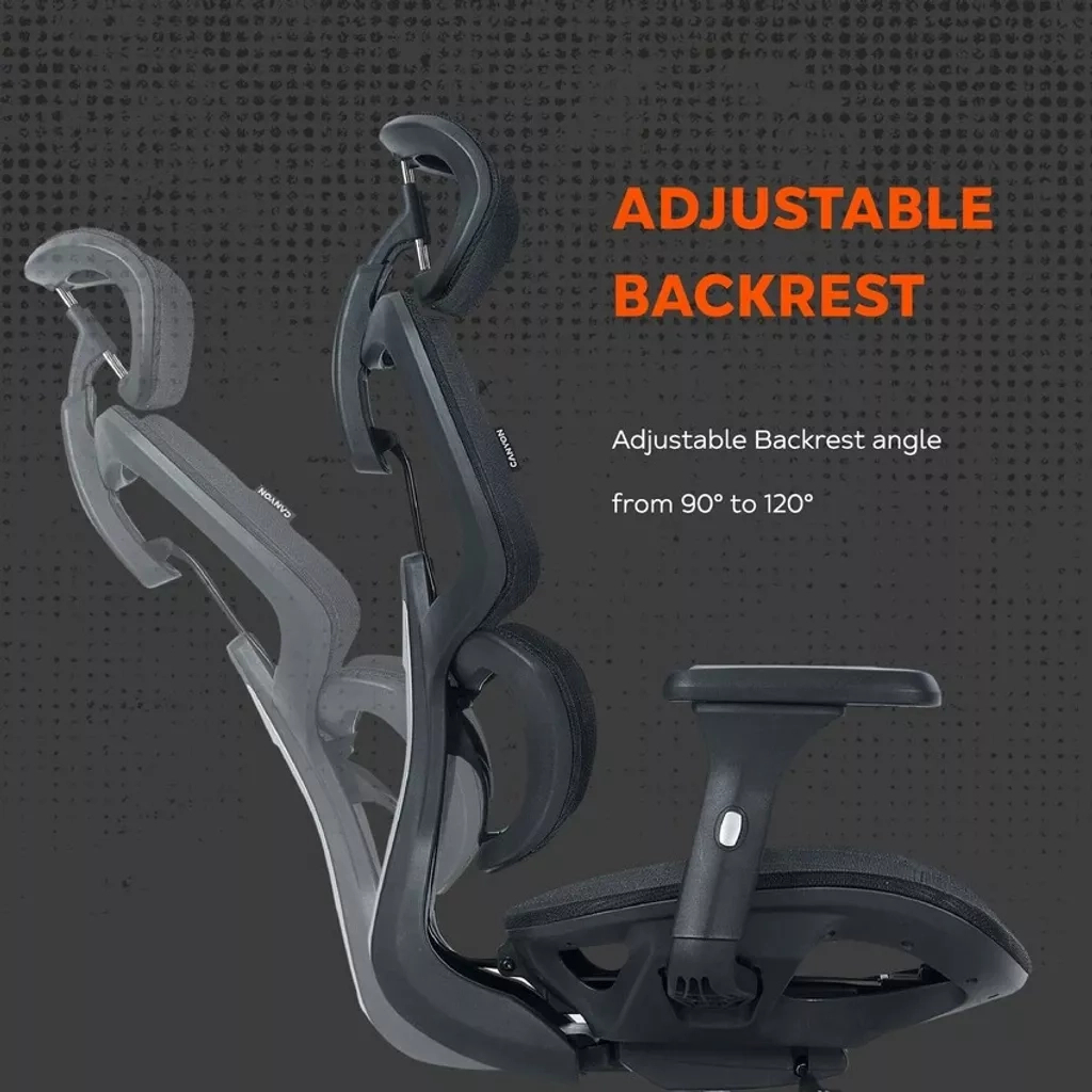 Крісло ігрове Canyon Ventra MOCH01 Mesh Black (CNS-MOCH01) - зображення 10