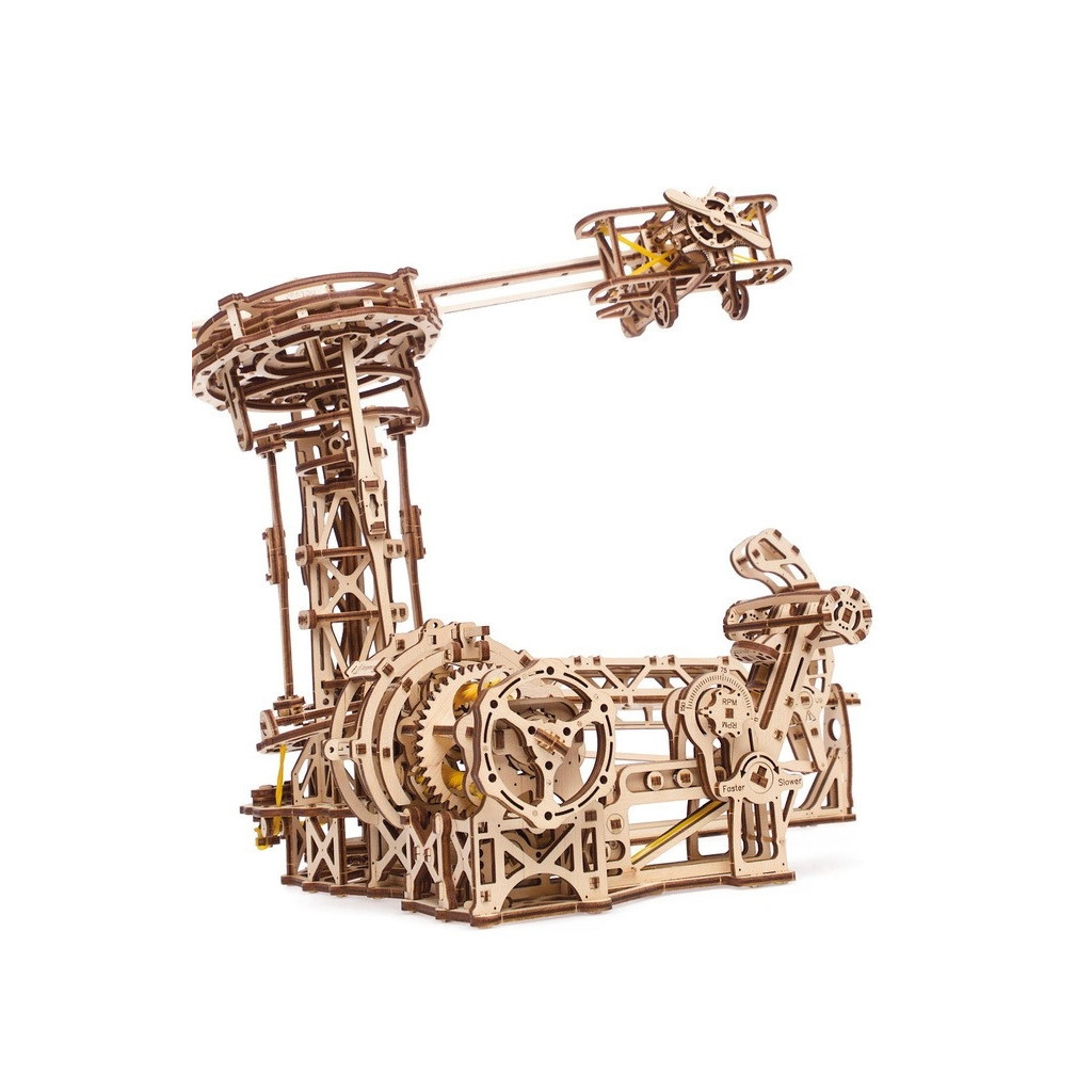 Збірна модель Ugears механічний Авіатор (70053) - зображення 6