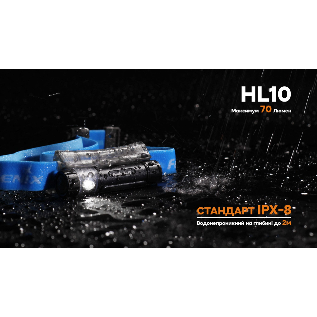 Ліхтар Fenix HL10 Black (HL10bk) - изображение 7