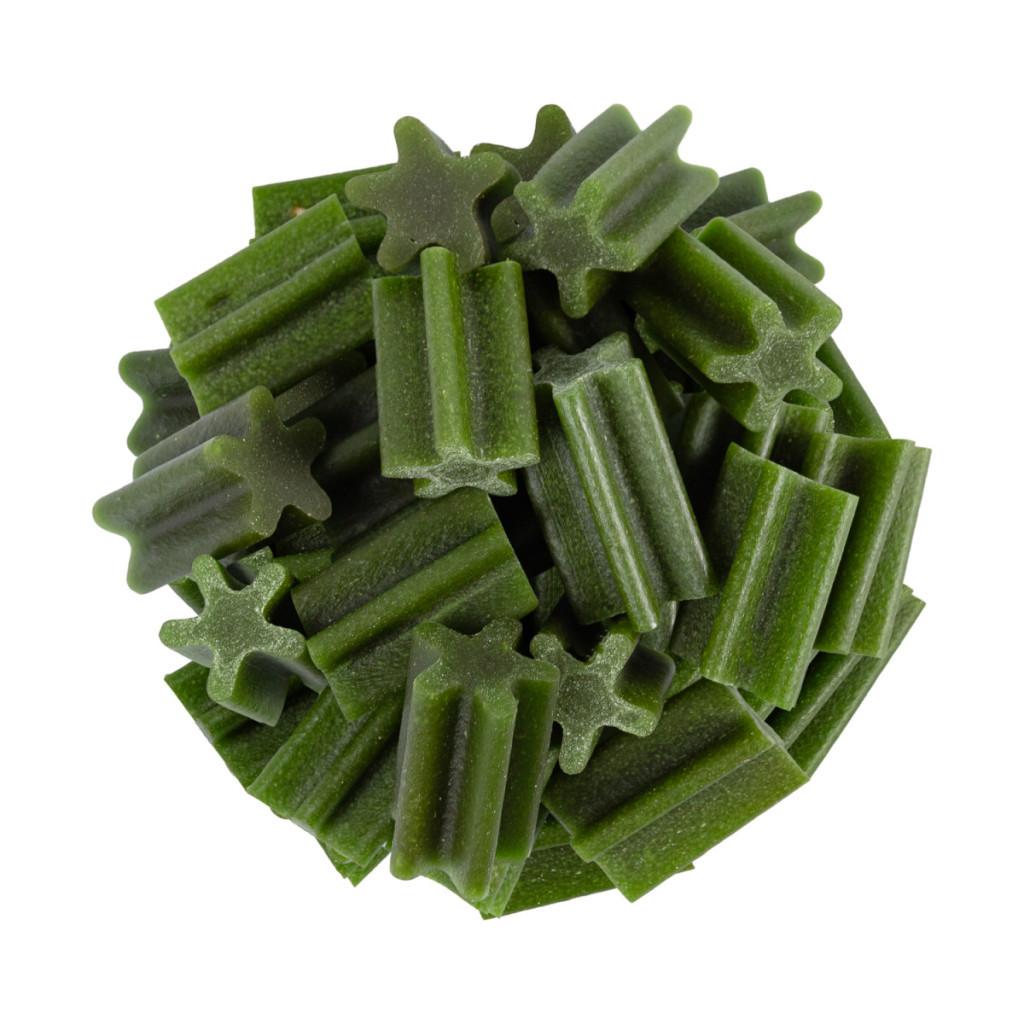 Ласощі для собак WAUDOG Treats Стоматологічна паличка зі смаком шпинату та ванілі 100 г (4454) - зображення 2