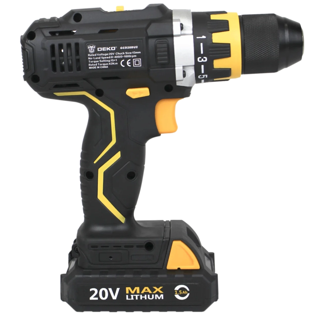 Шуруповерт Deko GCD20DU2A-S2 - зображення 3