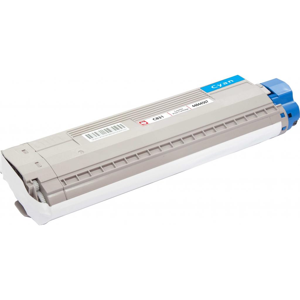 Тонер-картридж BASF OKI C831/841 Cyan, 44844507 (KT-44844507) - зображення 3