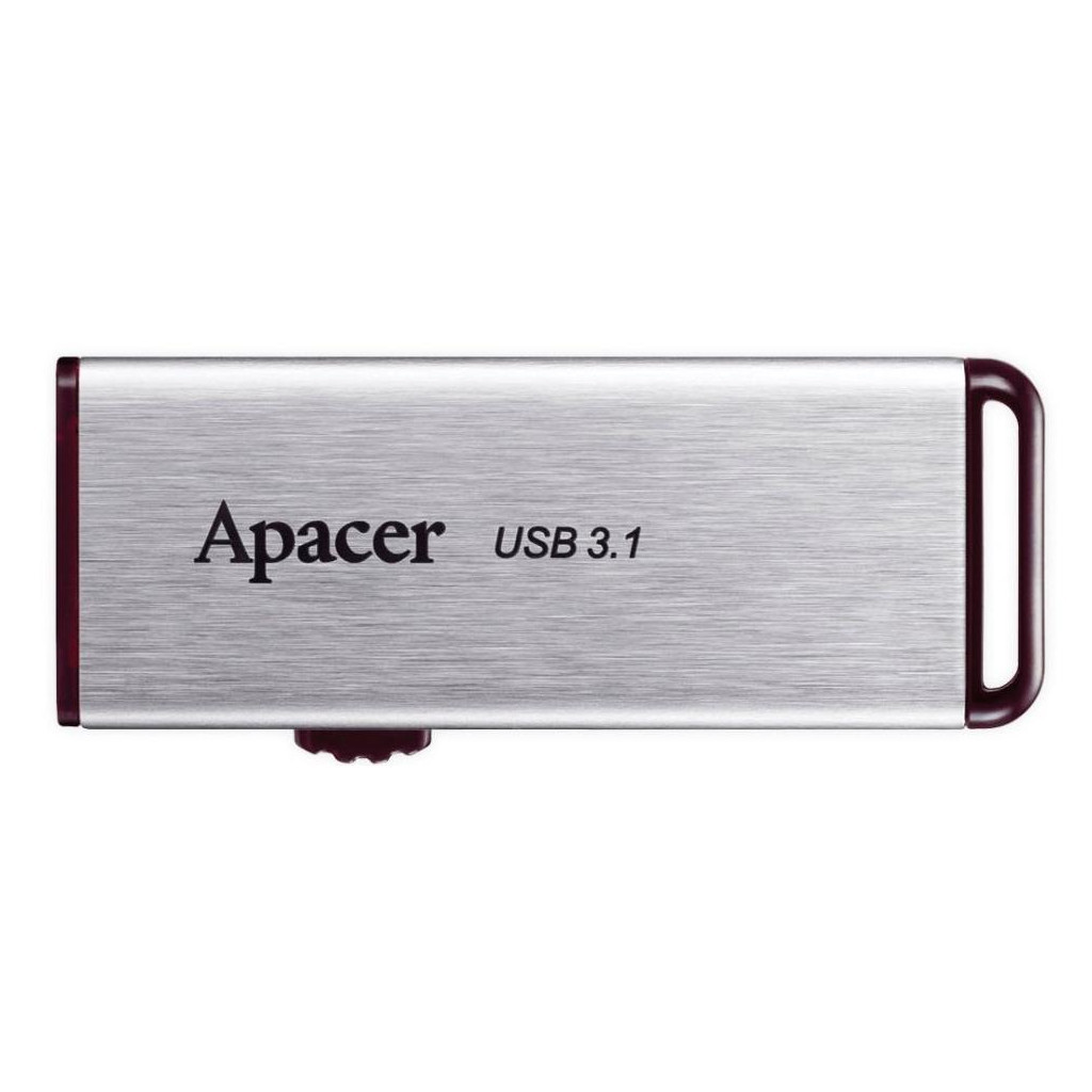 USB флеш накопичувач Apacer 64GB AH35A Silver USB 3.1 Gen1 (AP64GAH35AS-1) - зображення 1