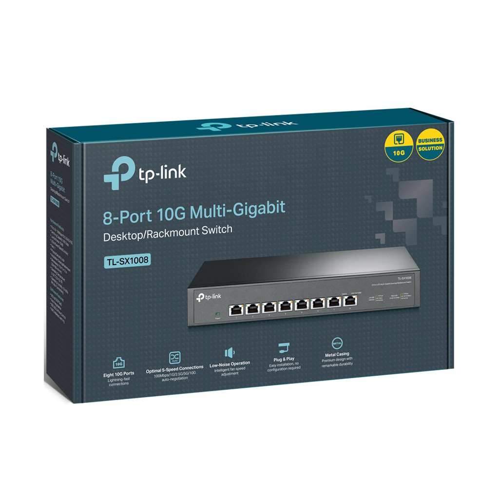 Комутатор мережевий TP-Link TL-SX1008 - зображення 5