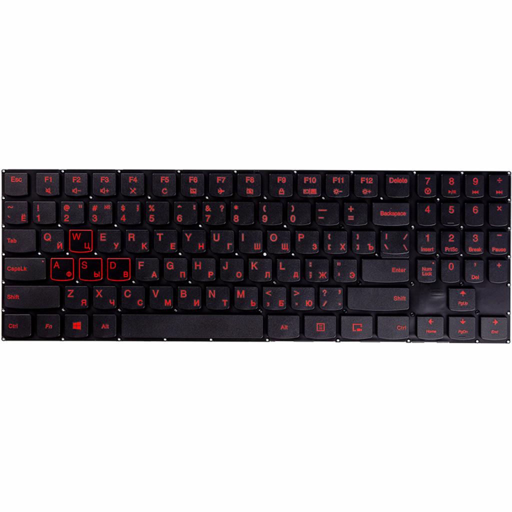 Клавіатура ноутбука Lenovo Legion Y520/R720 черн (KB310765) - зображення 1
