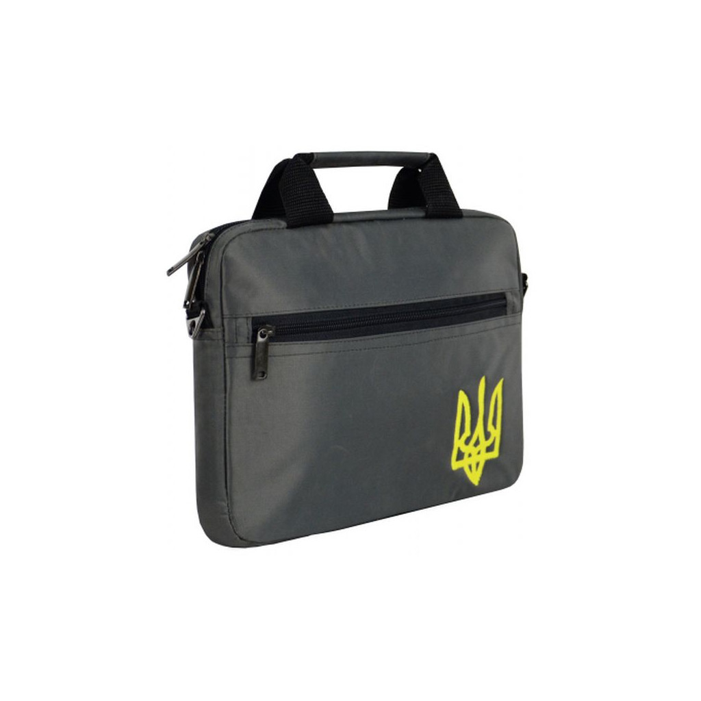 Сумка для ноутбука Porto 12'' PN12 TRIZUB Gray (PN12GY_TRIZ) - зображення 2