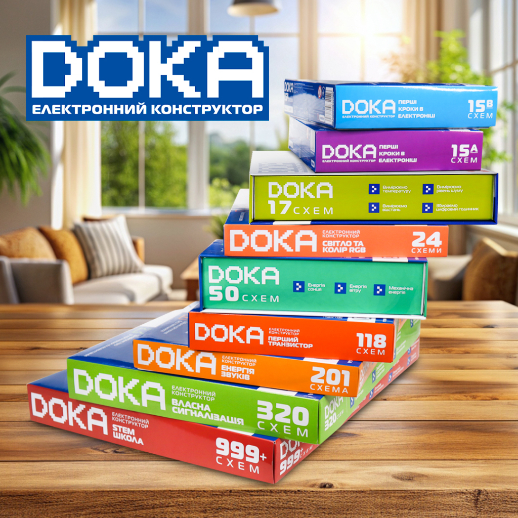 Конструктор DOKA електронний Супервимірювач 17 схем (D70712) - зображення 7