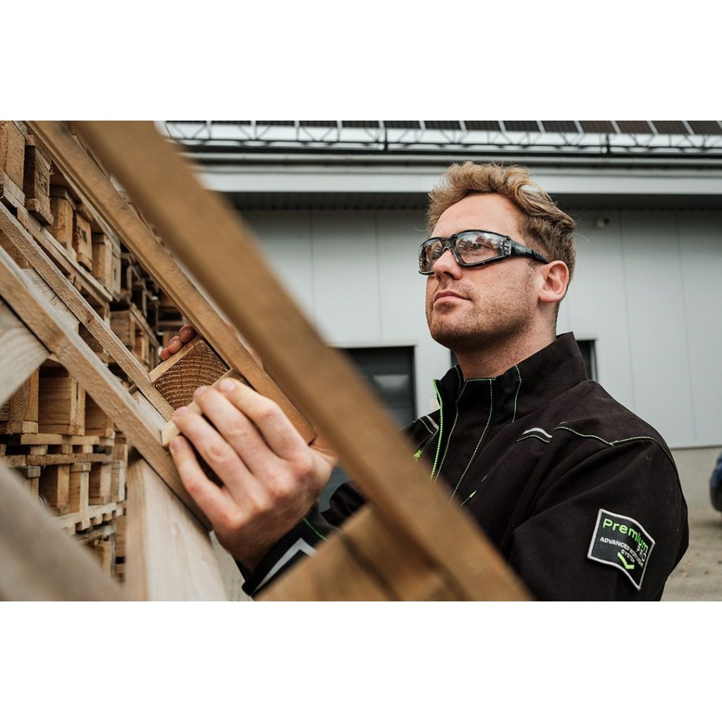 Захисні окуляри Neo Tools протиосколкові,клас захисту FT,резинові дужки,полікарбонат,прозорі (97-520) - зображення 3