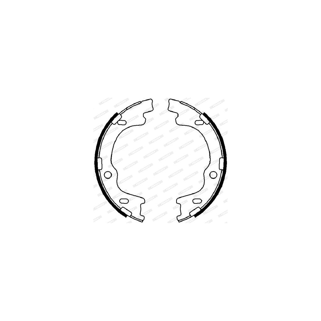 Гальмівні колодки FERODO FSB4022 - зображення 1