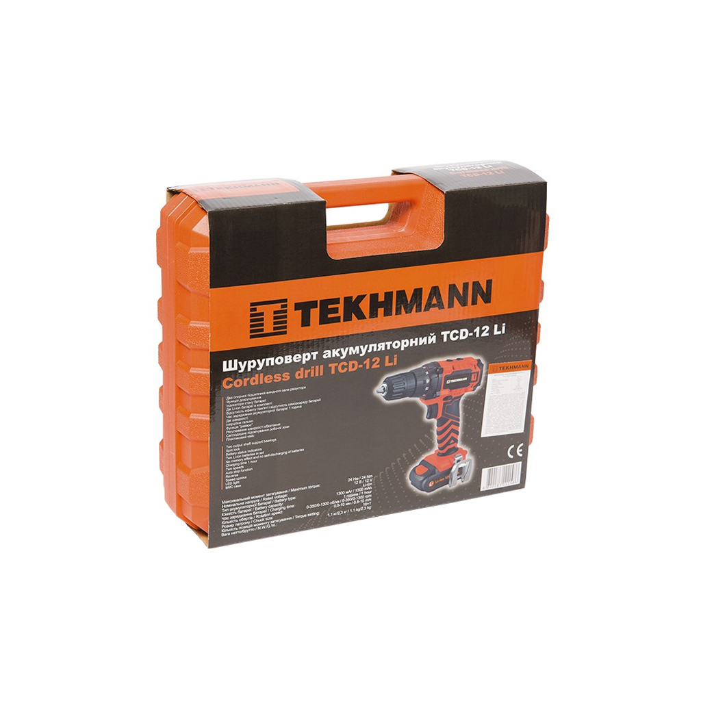 Шуруповерт Tekhmann TCD-12 Li (843865) - зображення 8