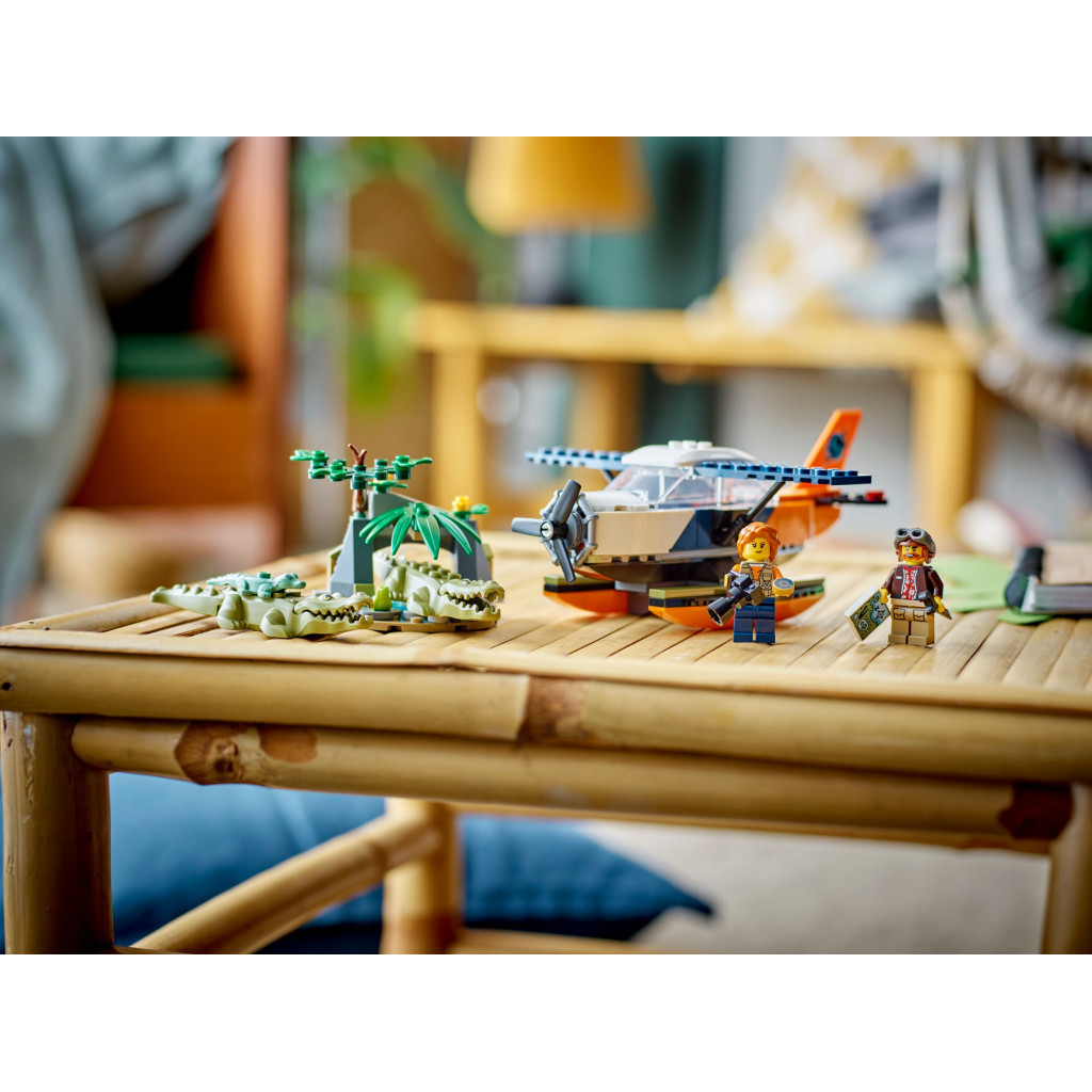 Конструктор LEGO City Водний літак для дослідження джунглів (60425) - зображення 10