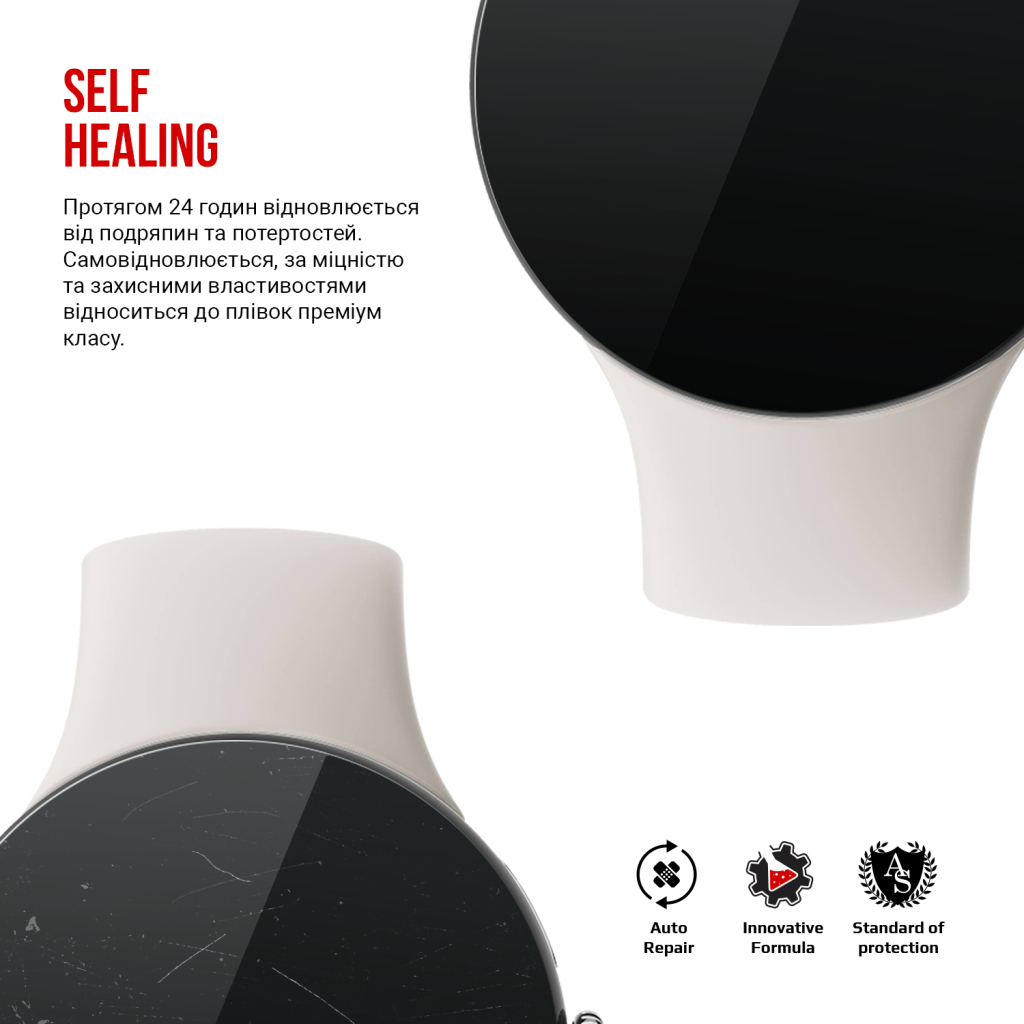 Плівка захисна Armorstandart Google Pixel Watch 3 45mm 6pcs (ARM81146) - зображення 3