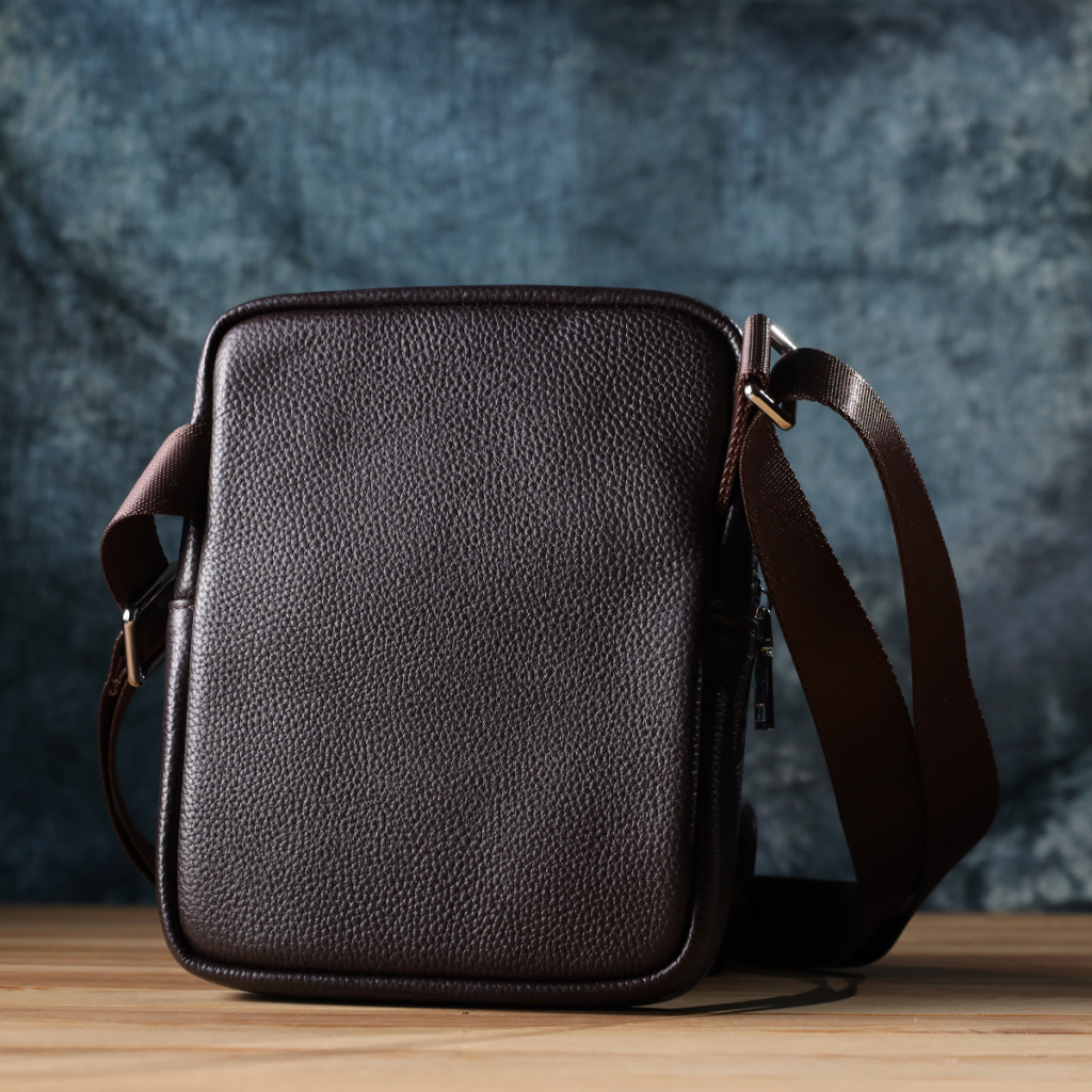 Сумка Vintage З натуральної шкіри Коричнева (22863) - зображення 10