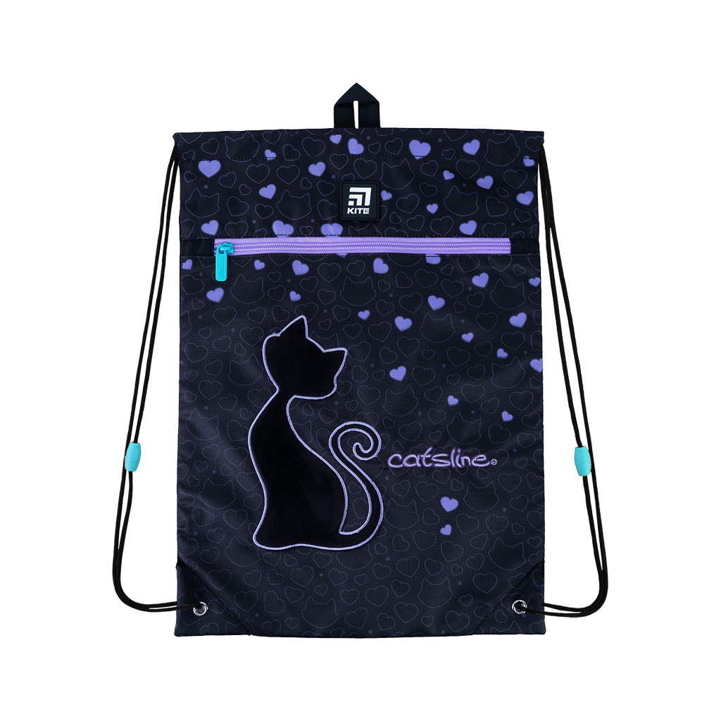 Сумка для взуття Kite Catsline Чорна (K24-601M-3) - зображення 3