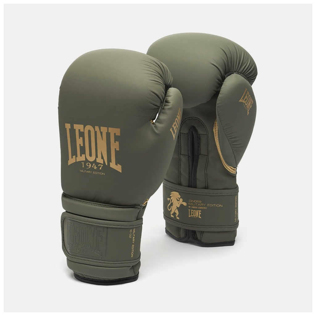 Боксерські рукавички Leone GN059G Military Edition Green 10 унцій (GN059G_Green_10oz) - зображення 4