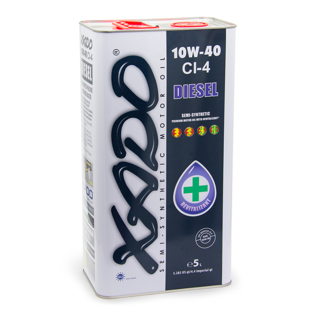 Моторна олива Xado 10W-40 CI-4 Diesel 5л (XA 20349) - зображення 1