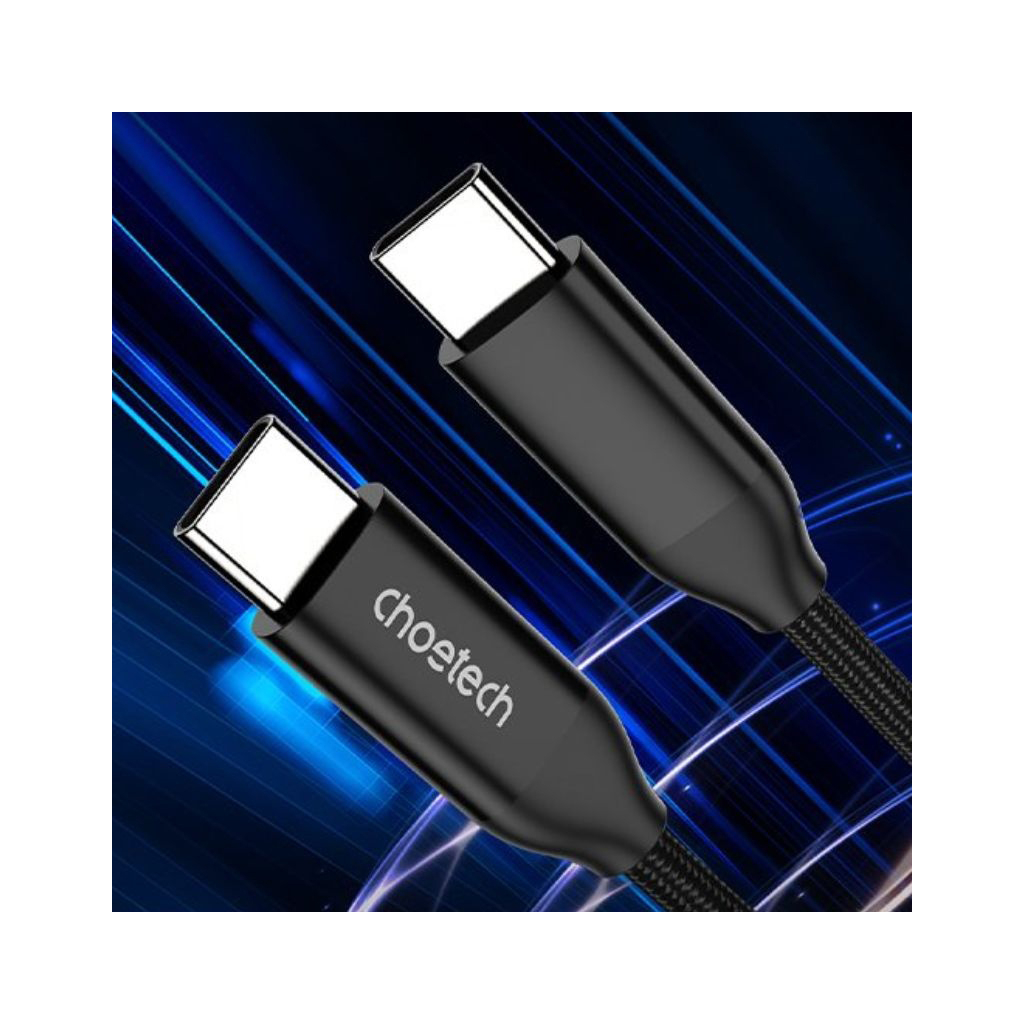 Дата кабель USB-C to USB-C 1.2m USB 3.1 Gen2 240W (50V/5A) Choetech (XCC-1035) - зображення 4