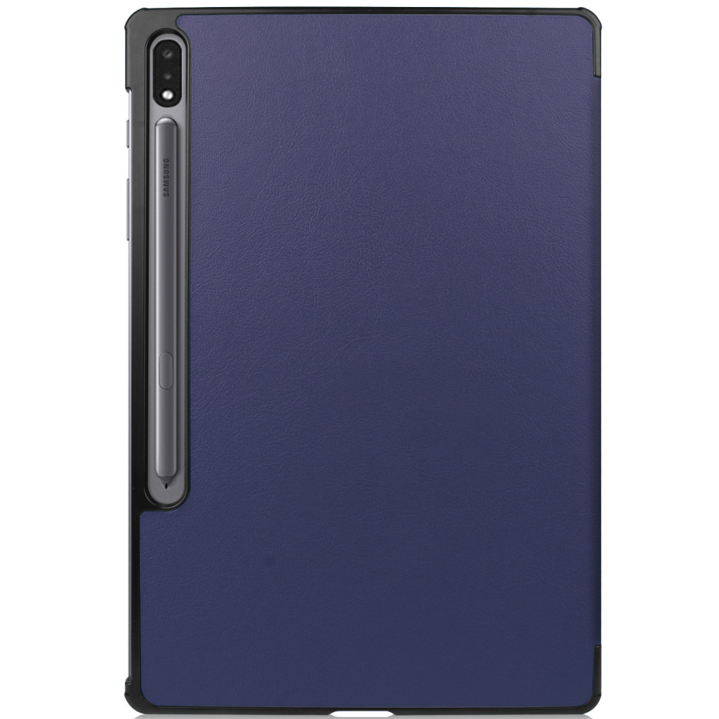 Чохол до планшета BeCover Smart Case Samsung Tab S9 Plus (SM-X810/SM-X816)/S9 FE Plus (SM-X610/SM-X616) 12.4" Deep Blue (710322) - зображення 4