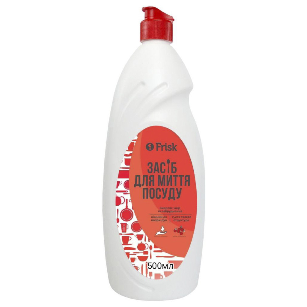 Засіб для ручного миття посуду Frisk Лісові ягоди 500 мл (4820197122295) - зображення 1