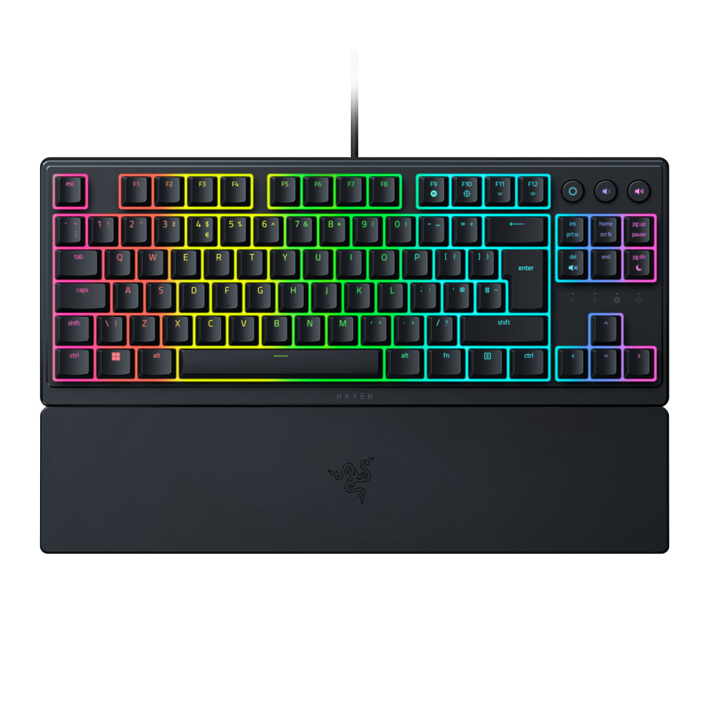 Клавіатура Razer Ornata V3 TKL RGB 84key Mecha-Membrane Switch USB UA Black (RZ03-04881800-R371) - зображення 1