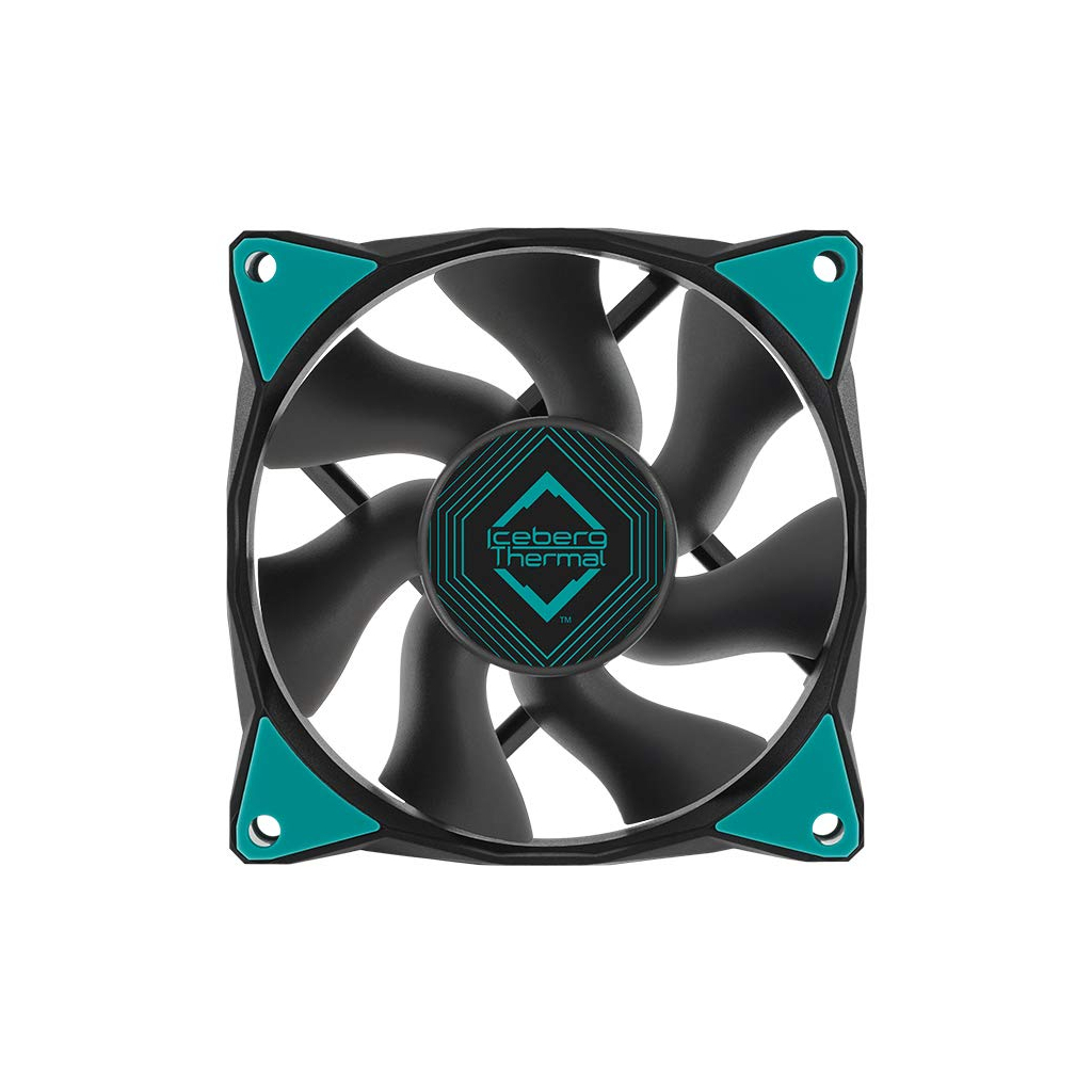 Кулер до корпусу Iceberg Group IceGALE 80mm Black (ICEGALE08-C0A) - зображення 2