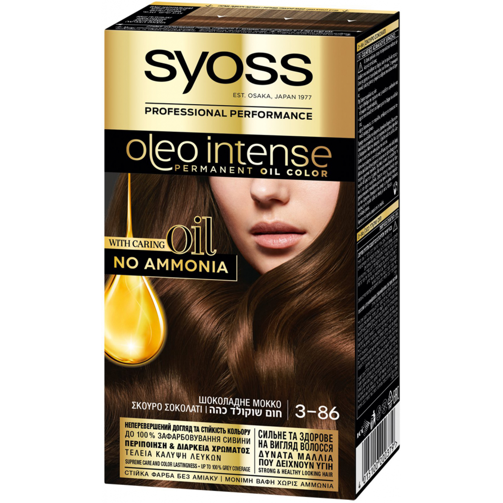 Фарба для волосся Syoss Oleo Intense 3-86 Шоколадний Мокко 115 мл (4015100200379) - зображення 1