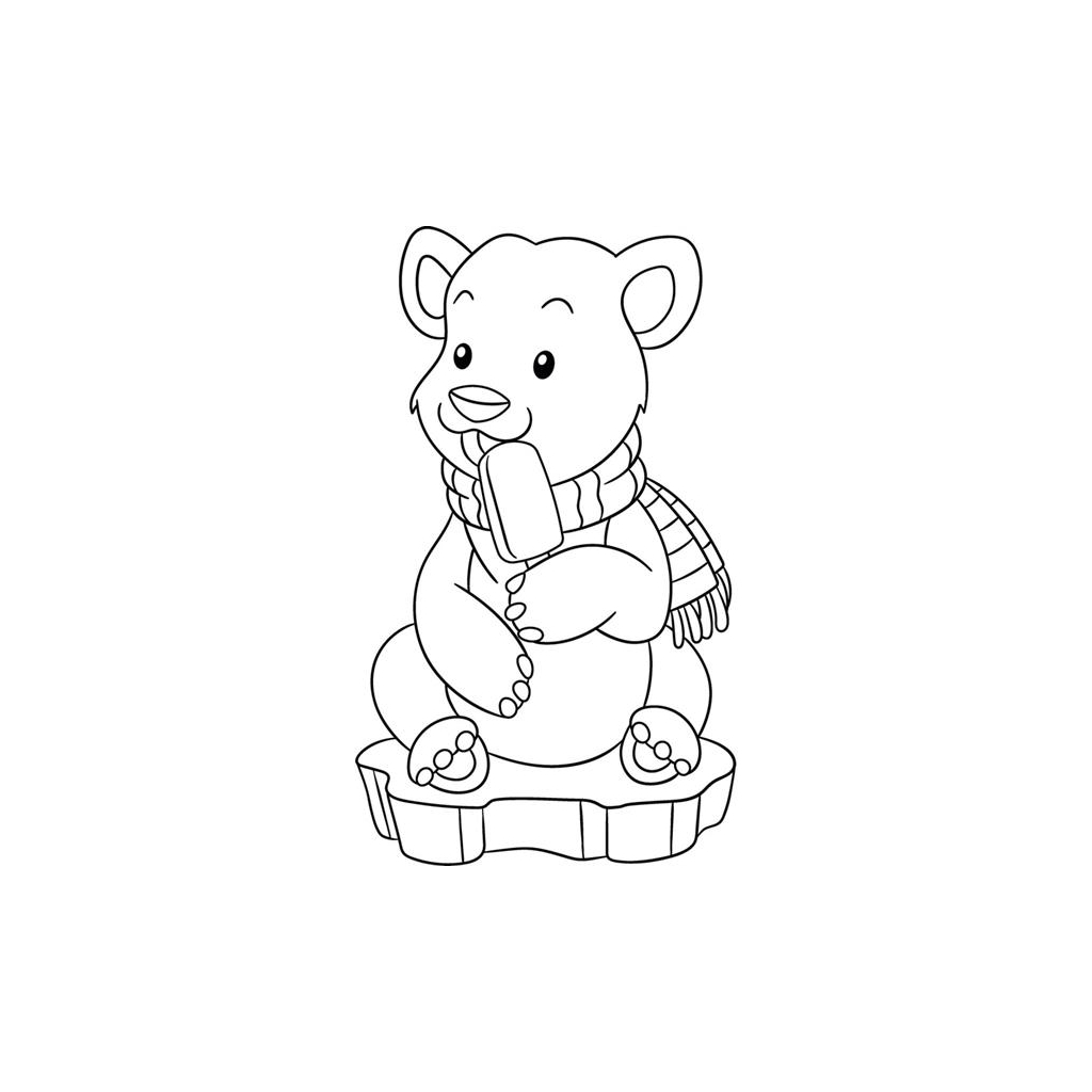 Картина по номерам ArtCraft Білий ведмедик 25х30 см (15117-AC) - зображення 2