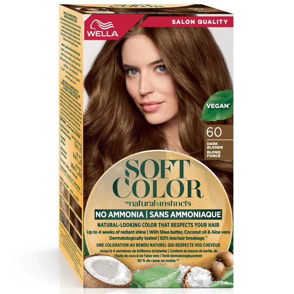 Фарба для волосся Wella Soft Color Безаміачна 60 - Темний блонд (3614228865814) - изображение 1