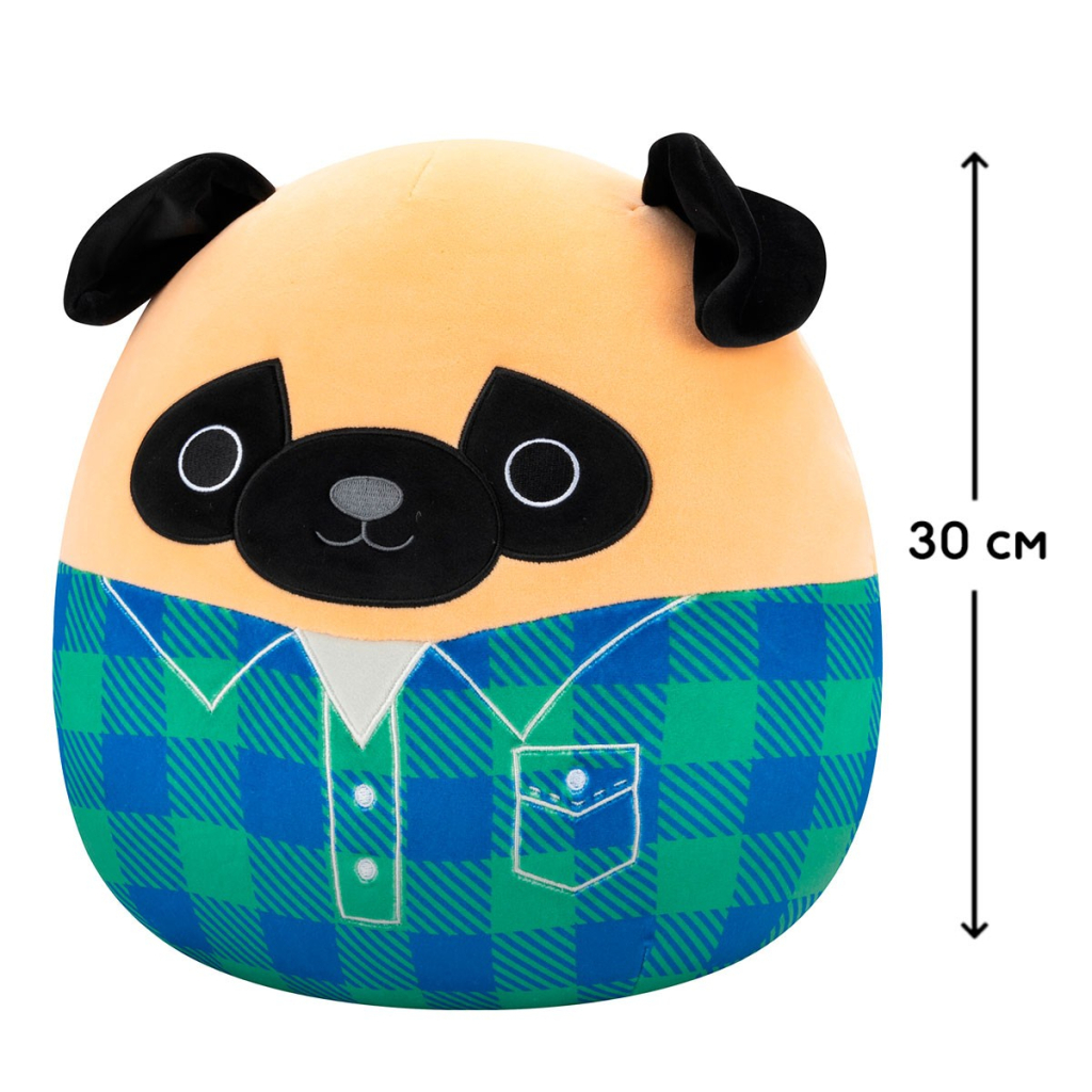 М'яка іграшка Squishmallows Мопс Принц 30 см (SQCR06622) - зображення 2