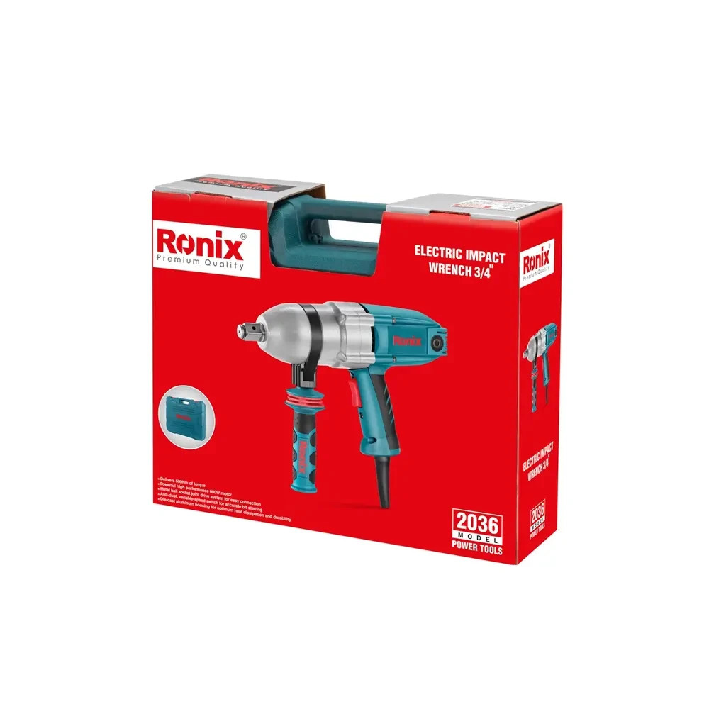 Гайковерт Ronix ударний електричний 600Вт (2036) - зображення 8