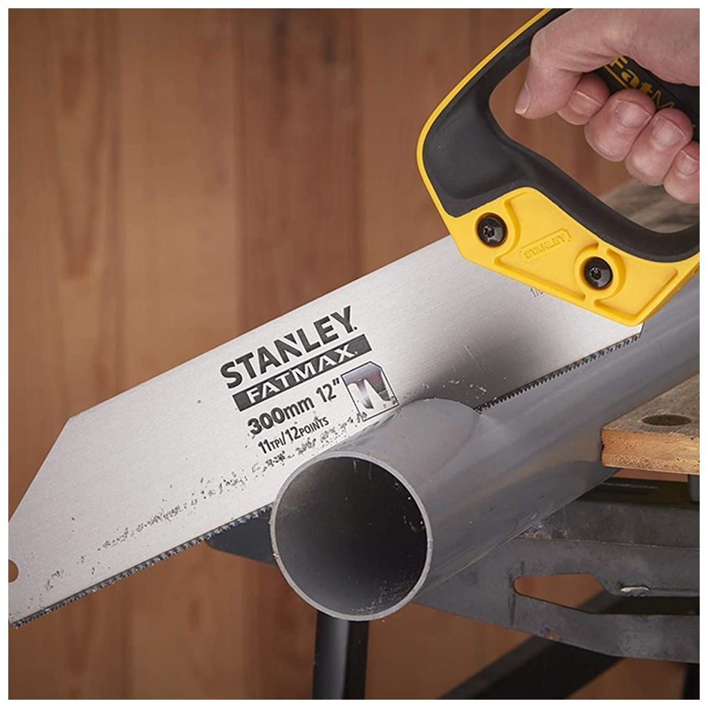 Ножівка Stanley FatMax, для ПВХ, L=300мм, 11 зубців HP JETCUT на дюйм. (2-17-206) - зображення 4