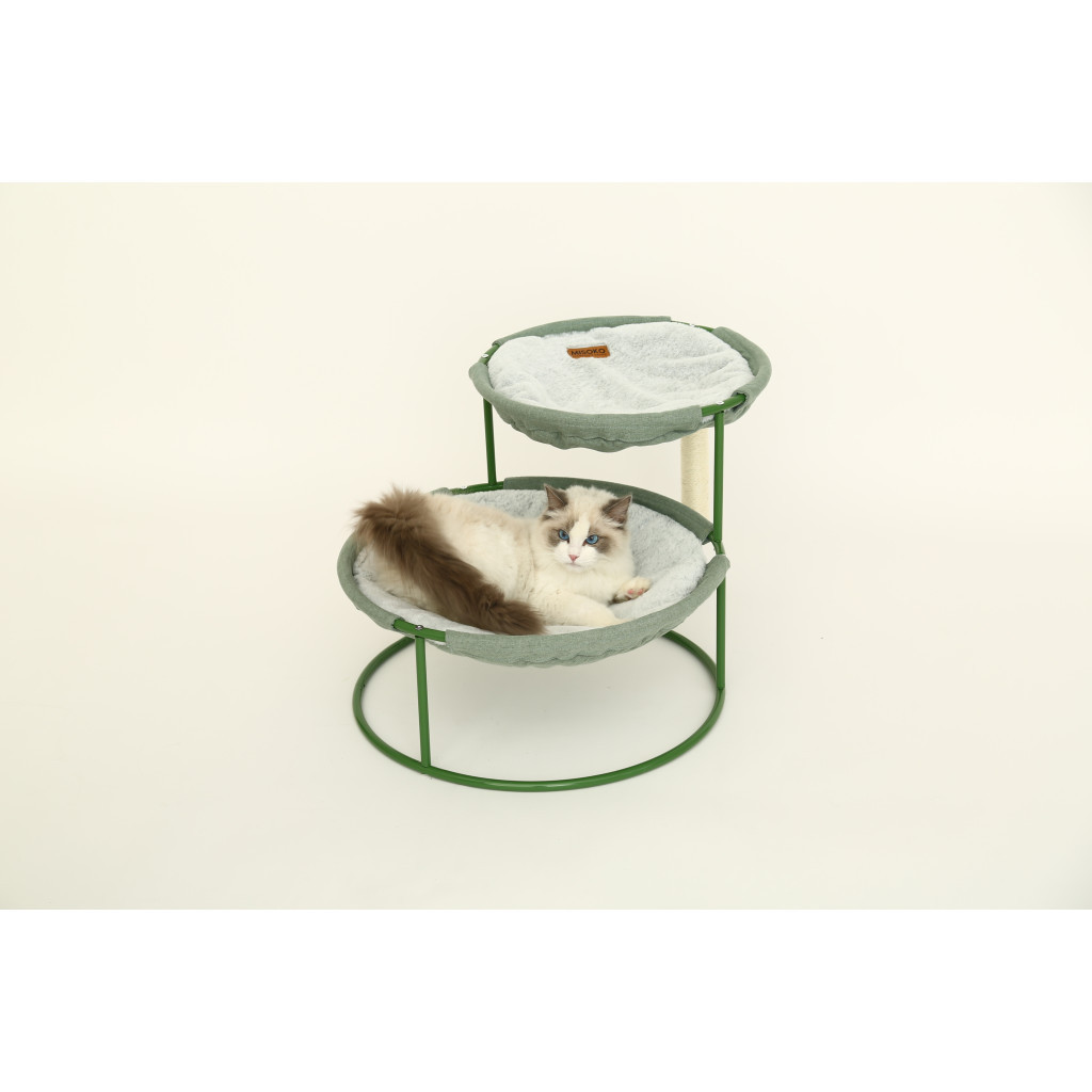 Лежак для тварин MISOKO&CO Pet bed double 70x50x40 см light green (HOOP31838) - зображення 4