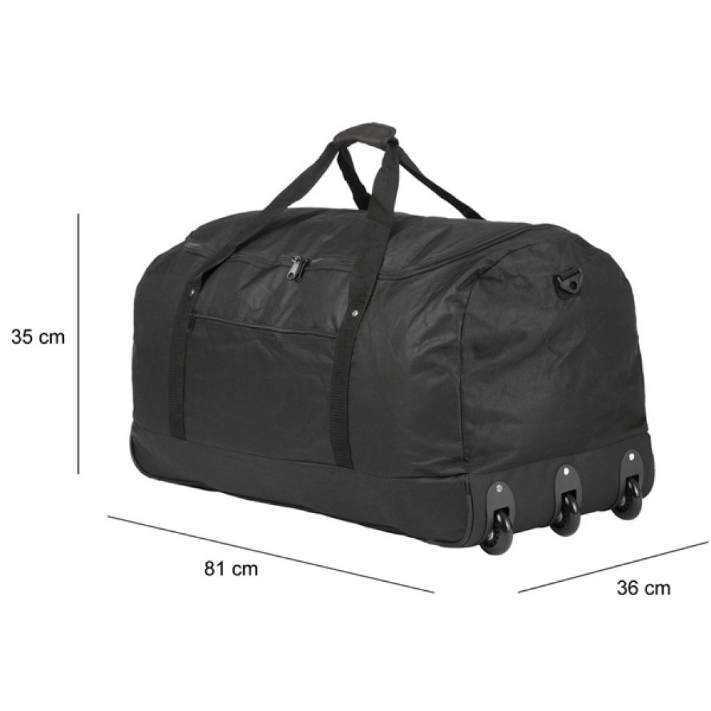 Дорожня сумка TravelZ на колесах Wheelbag 100 Black (927291) - зображення 2