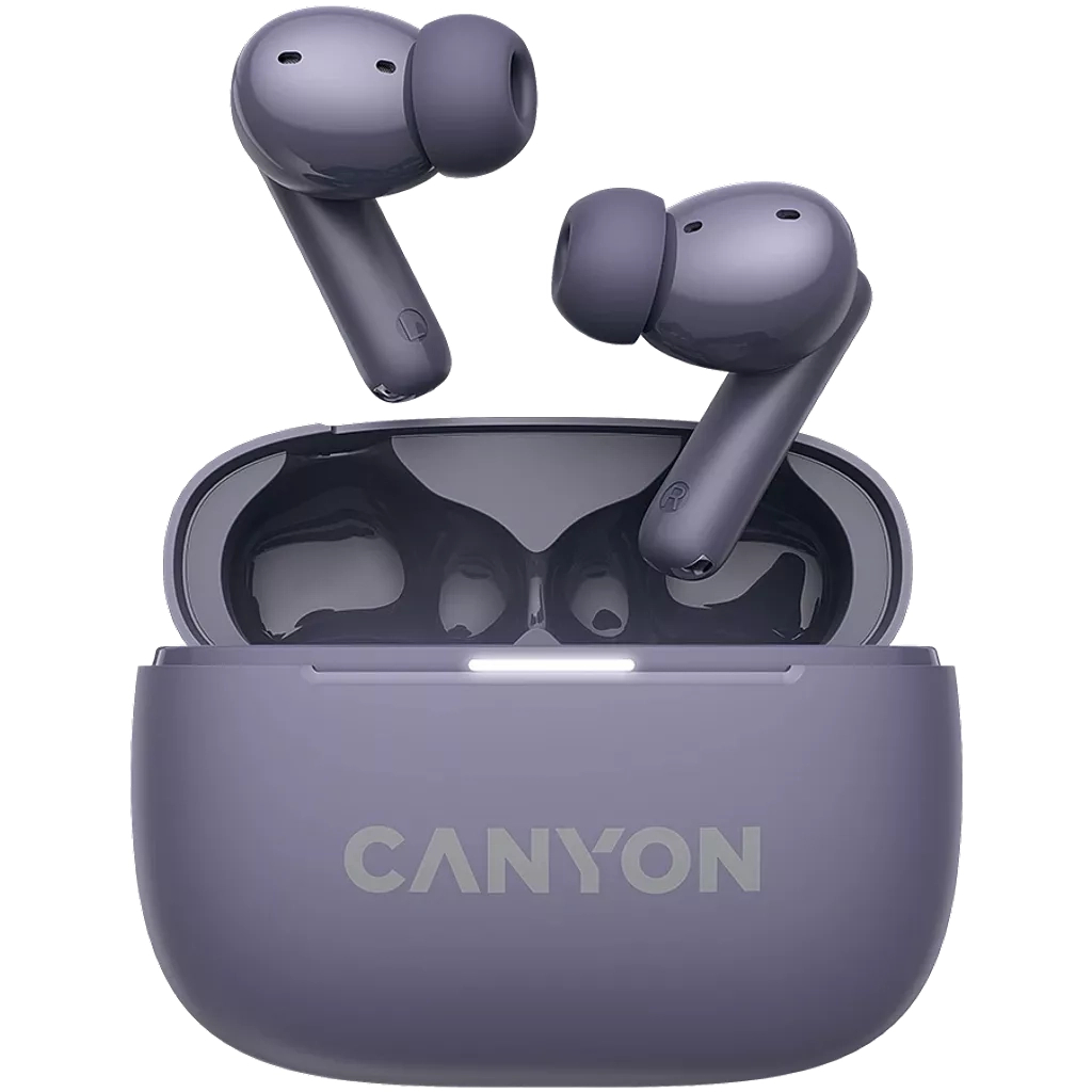Навушники Canyon TWS-10 OnGo ANC ENC Purple (CNS-TWS10PL) - зображення 1