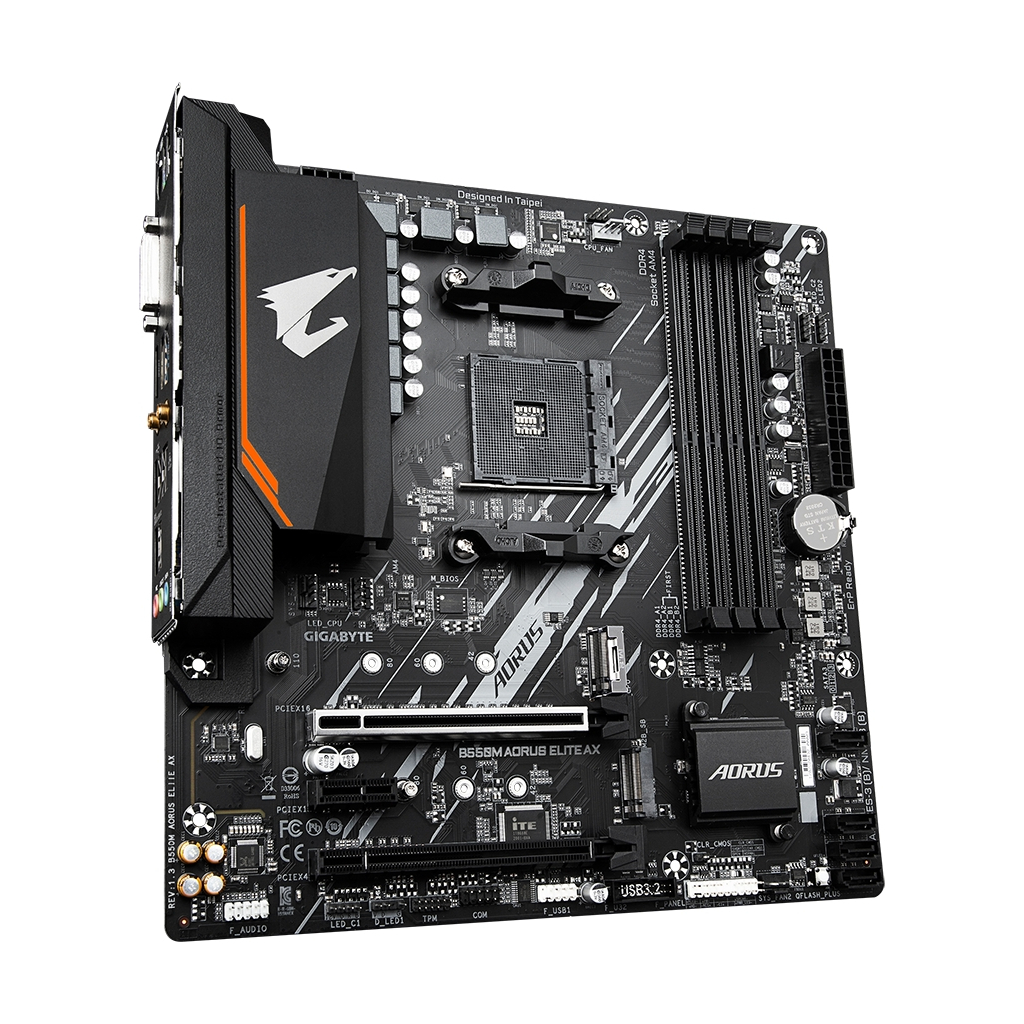 Материнська плата GIGABYTE B550M AORUS ELITE AX - зображення 2